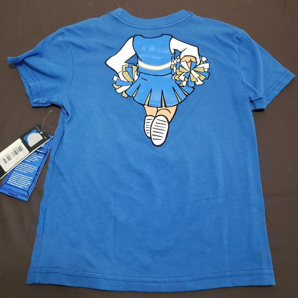 Adidas UCLA T-Shirt Cheerleader Design The Go-To Tee Size 5-6 Brand New With Tag - Picture 2 of 7